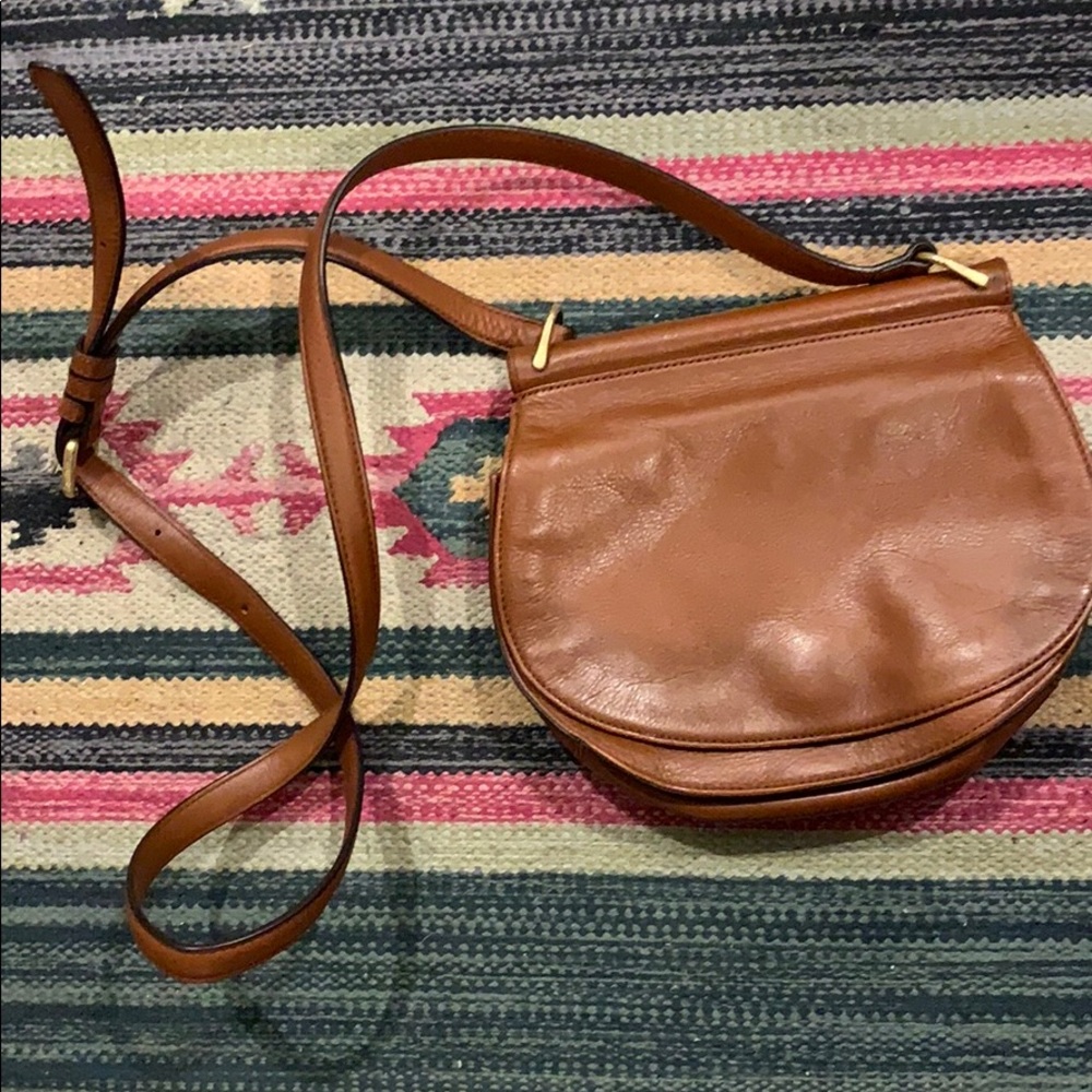 Like NEW-Leather Vera Bradley Crossbody Purse